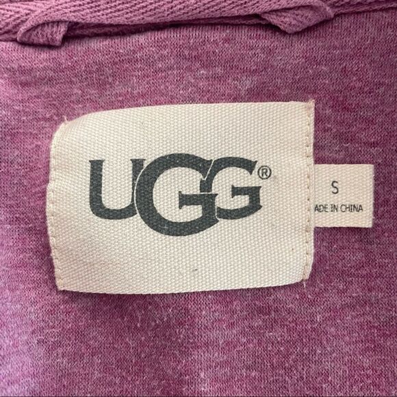 Ugg Braelyn Fleece Lined Robe Heather Purple Plum Size Small - Picture 6 of 10